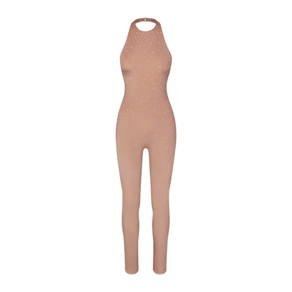 SKIMS Tan Swarovski Jumpsuit